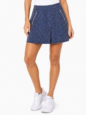 Bobby Jones Blue Chevron Performance Golf Skort Size 10